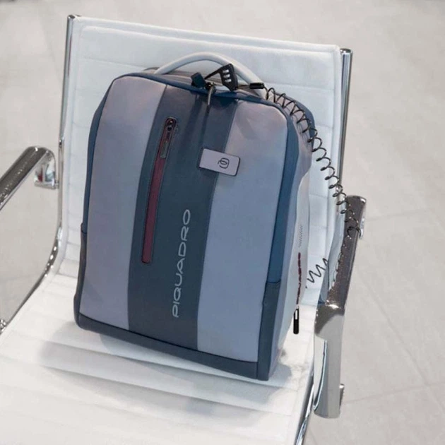 Рюкзак для ноутбука Piquadro URBAN Grey-Bordo CA4818UB00_GRBO - зображення 8