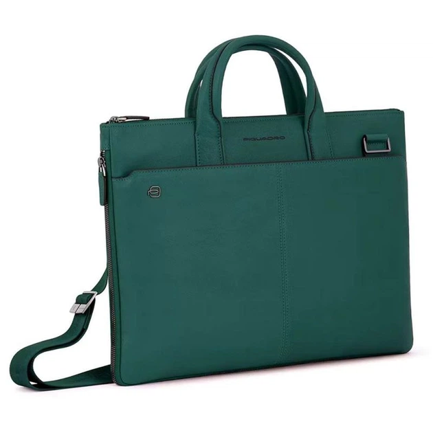 Сумка для ноутбука Piquadro BLACK SQUARE (B3) Cinnabar Green CA4021B3_VE3 - Фото 2 Сумка для ноутбука Piquadro BLACK SQUARE (B3) Cinnabar Green CA4021B3_VE3 - изображение 2