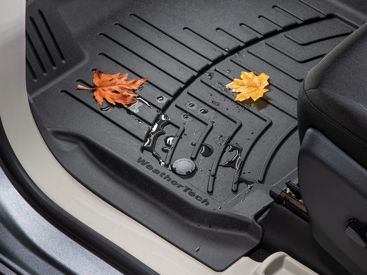 Коврики автомобильные 3D лайнеры High Performance передние WeatherTech Cadillac Escalade 2015 - 2020 черный 446071IM: - изображение 5