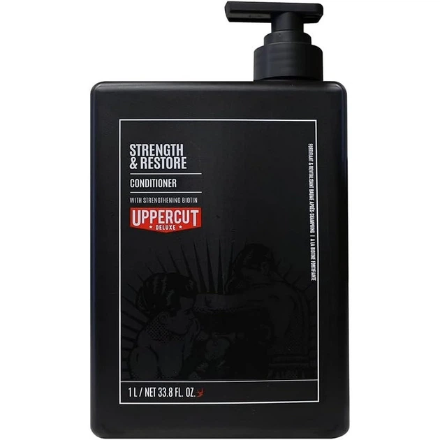 Кондиціонер для волосся Uppercut Deluxe Strength and Restore Conditioner 1000 мл 817891024868 - Фото 1 Кондиціонер для волосся Uppercut Deluxe Strength and Restore Conditioner 1000 мл 817891024868 - зображення 1
