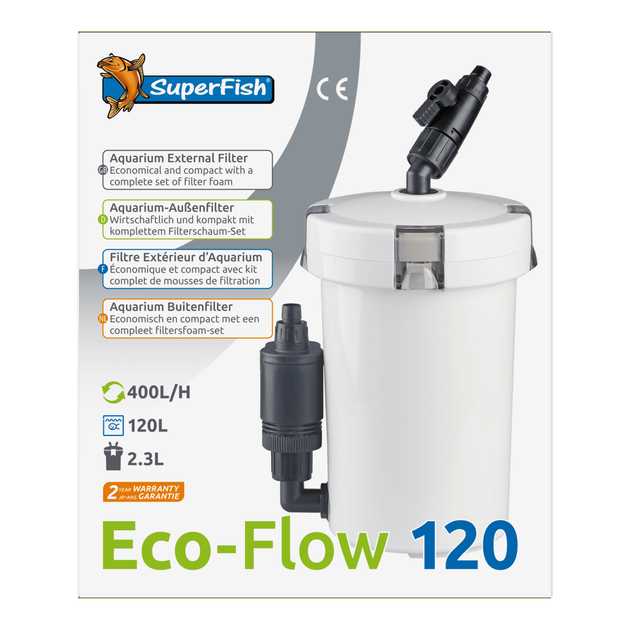 Зовнішній фільтр SUPERFISH ECO FLOW 120 (A7031275) - зображення 2