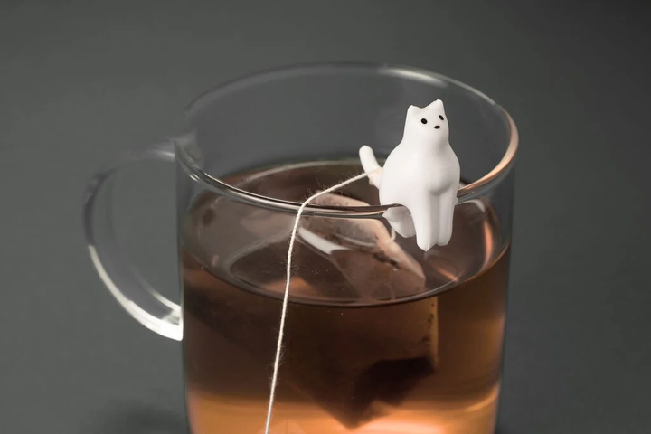 Тримач для чайного пакетика Kikkerland Cat Tea Bag Holder 4 шт. (0612615122994)   - зображення 5