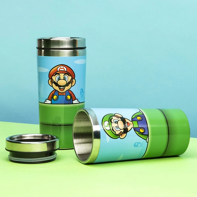 Kubek termiczny Paladone Nintendo - Super Mario Warp Pipe 450 ml (5055964738426) - obraz 2