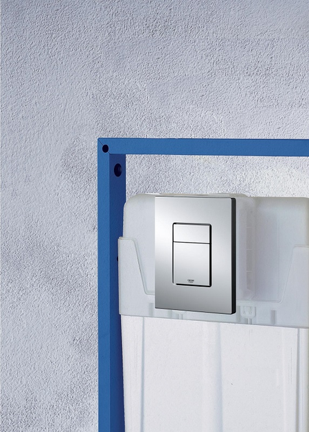 Инсталляция GROHE Rapid SL 388400WG1 с панелью смыва Skate Cosmopolitan 38732000 + унитаз LAUFEN Pro Rimless 8669510000001 с сиденьем Soft Close 8989660000001 дюропласт - изображение 7