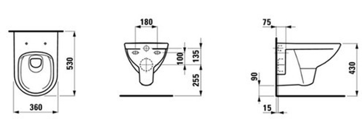 Инсталляция GROHE Rapid SL 388400WG1 с панелью смыва Skate Cosmopolitan 38732000 + унитаз LAUFEN Pro Rimless 8669510000001 с сиденьем Soft Close 8989660000001 дюропласт - изображение 9