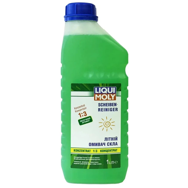 Омыватель стекла летний LIQUI MOLY Scheiben-Reiniger "Яблоко" 1:3 концентрат 1 л (36001) - изображение 2