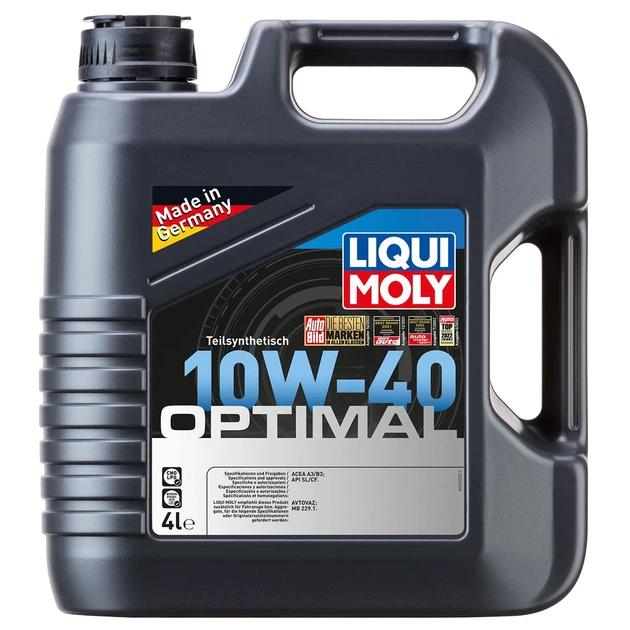 Олива моторна LIQUI MOLY Optimal 10W-40 4 л (3390) - зображення 2