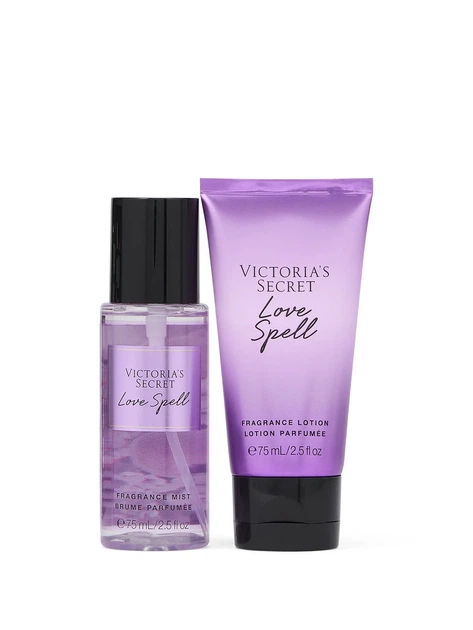 Подарунковий набір спрей міст + лосьйон Victoria's Secret Love Spell Duo Gift Set 2024, 75 мл + 75 мл - Фото 2 Подарунковий набір спрей міст + лосьйон Victoria's Secret Love Spell Duo Gift Set 2024, 75 мл + 75 мл - зображення 2