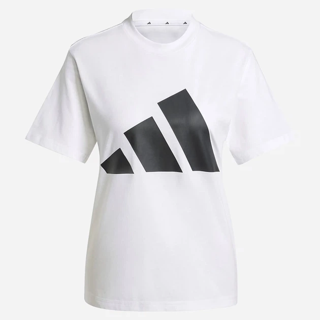 Футболка хлопковая женская Adidas W Bl Sj T JC5728 S White/Black (4067891020940) - изображение 5
