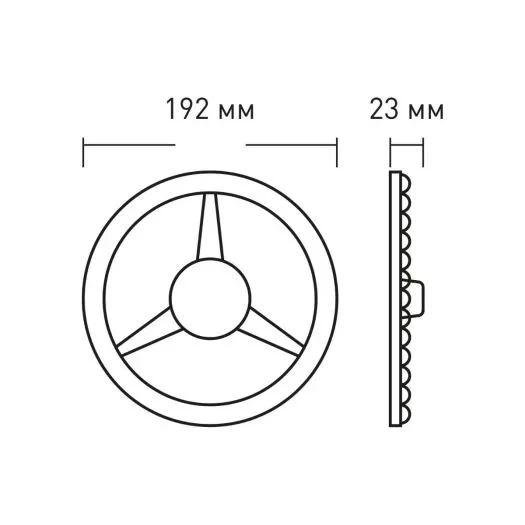 Світильник світлодіодний 1-MLM-1841-C MAXUS Led Module 18W 4100K Circle - зображення 2