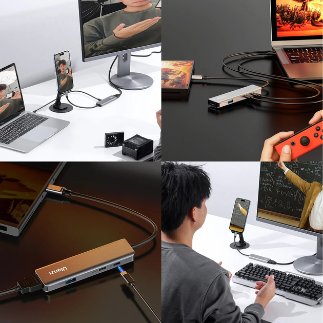 Карта захвата для стрима Type-C 1080p 60Гц Ulanzi C060 - изображение 5