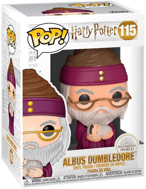 Figurka Funko Pop! Harry Potter Dumbledore z małym Harrym 9 cm (889698480673) - obraz 1