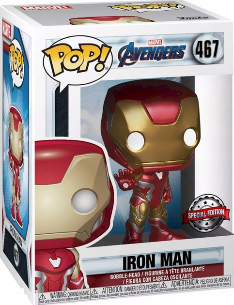 Figurka Funko Pop! Marvel Avengers Endgame Iron Man Exclusive 9 cm (889698366748) - obraz 1