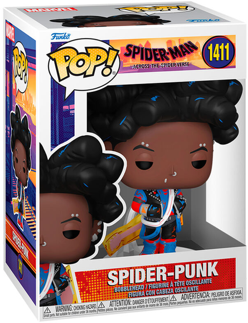 Фігурка Funko Pop! Marvel Spiderman Across the Spider-Verse Spider-Punk 9 см (889698826495) - зображення 1