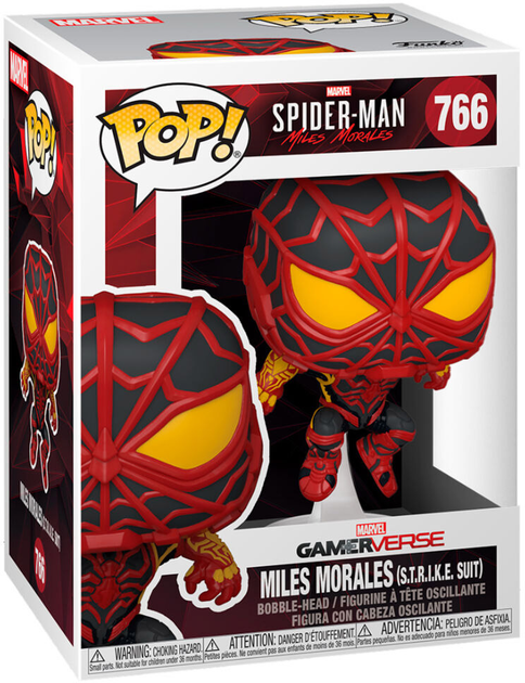 Figurka Funko Pop! Marvel Spiderman Miles Morales Strike Suit 9 cm (889698501514) - obraz 1