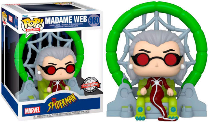 Фігурка Funko Pop! Marvel Spiderman Madame Web Exclusive 15 см (889698588690) - зображення 2