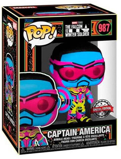 Фігурка Funko Pop! Marvel The Falcon Winter Soldier Capitan America Exclusive 9 см (889698627559) - зображення 1