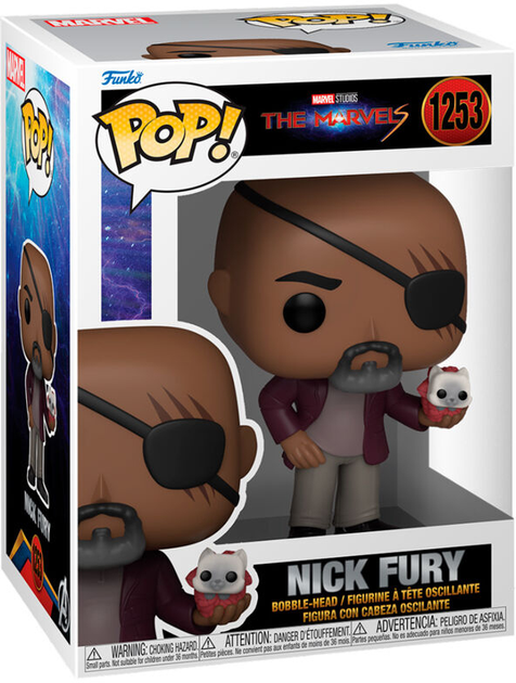 Фігурка Funko Pop! Marvel The MarvelS Nick Fury 9 см (889698676403) - зображення 1