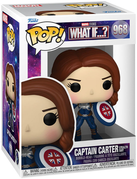 Фігурка Funko Pop! Marvel What If Captain Carter Stealth 9 см (889698586535) - зображення 1