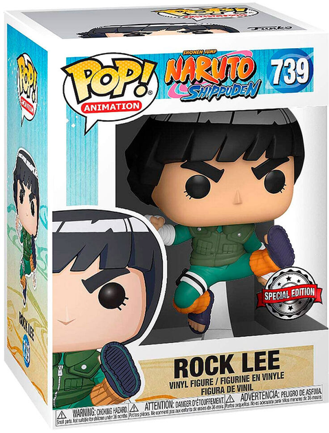 Figurka Funko Pop! Naruto Rock Lee Exclusive 9 cm (889698475785) - obraz 1