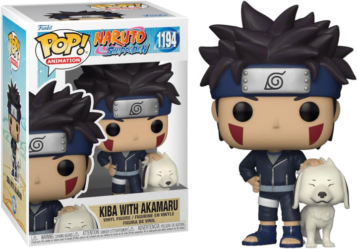 Фігурка Funko Pop! Naruto Shippuden Kiba with Akamaru 9 см (889698498043) - зображення 2