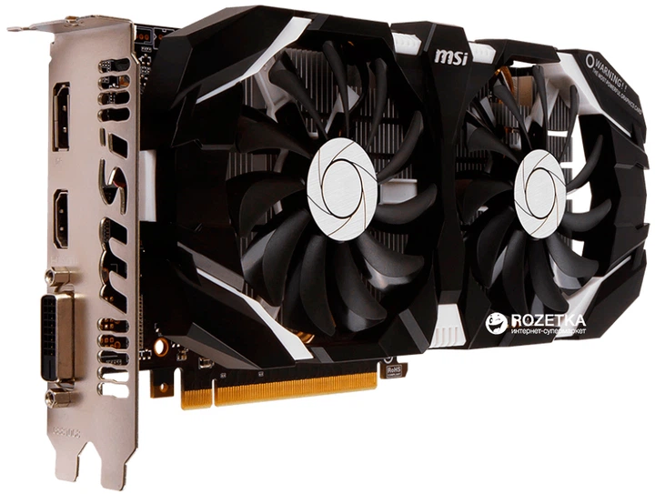 Видеокарта MSI PCI-Ex GeForce GTX 1060 OC 3GB GDDR5 (192bit) (1544