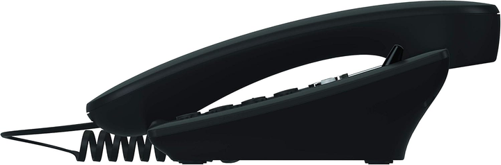 Telefon analogowy przewodowy Telekom Sinus PA 207 Plus 1 z dodatkową słuchawką Black (40753987) - obraz 3