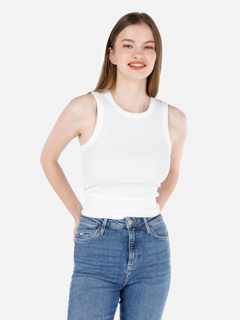 Топ жіночий Colin's CL1069076WHT S White від Rozetka на платформі USKIDKA Акція на Топ жіночий Colin's CL1069076WHT S White від Rozetka