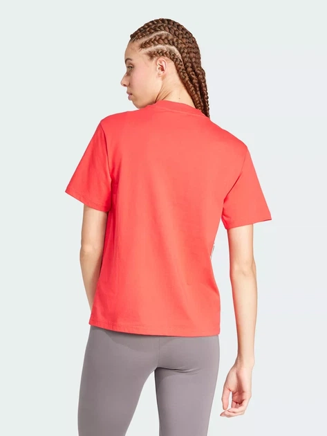 Футболка хлопковая женская Adidas W Bl Sj T JC5723 S Purrub/Black (4067891021008) - Фото 2 Футболка хлопковая женская Adidas W Bl Sj T JC5723 S Purrub/Black (4067891021008) - изображение 2