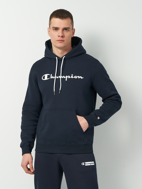 Худи мужское Champion 214743-BS501 L Темно-синее (8053305180061) 