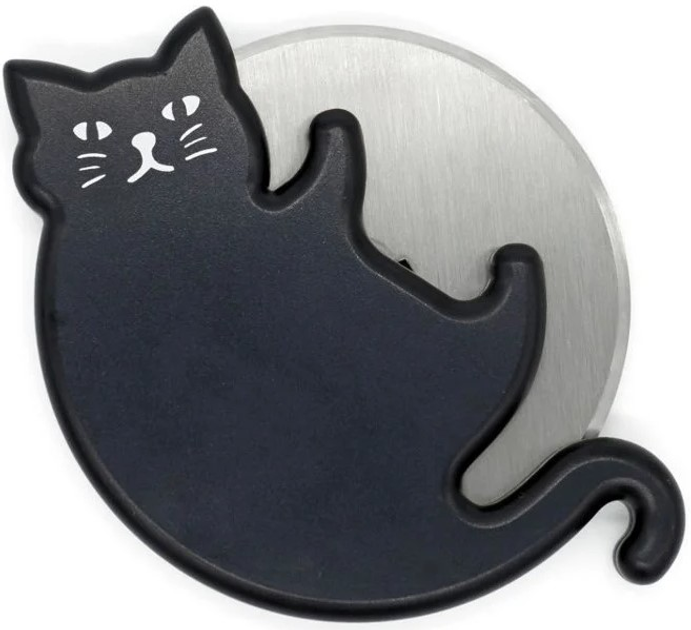 Різак для піци Kikkerland Cat Lovers Pizza Cutter (0612615104006) - зображення 1