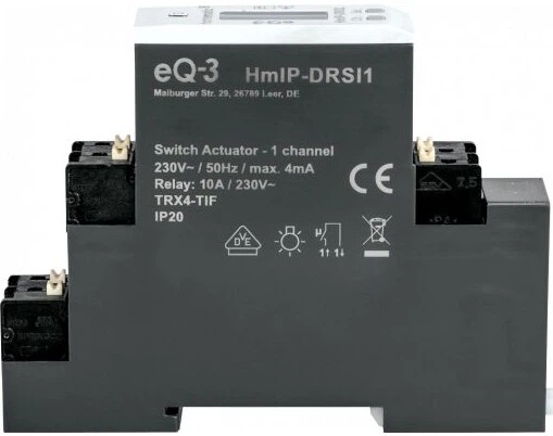 Siłownik przełączający Homematic do montażu na szynie DIN (HmIP-DRSI1) - obraz 5