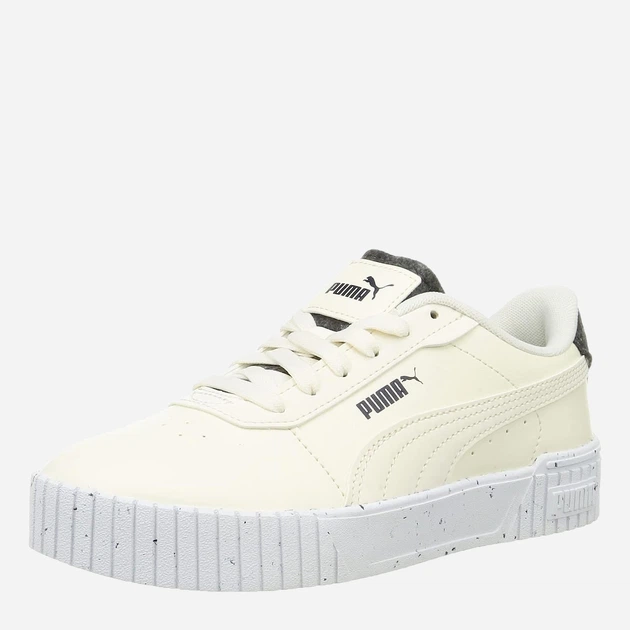 Жіночі кеди низькі Puma Carina 2.0 38665902 35.5 (3UK) 22 см Білий/Світло-жовтий (4065449591768) - зображення 2