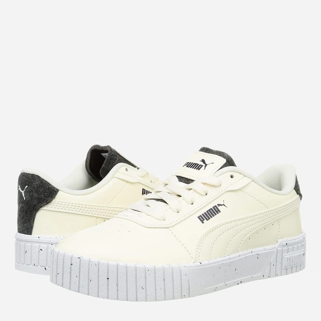 Жіночі кеди низькі Puma Carina 2.0 38665902 35.5 (3UK) 22 см Білий/Світло-жовтий (4065449591768) - зображення 4