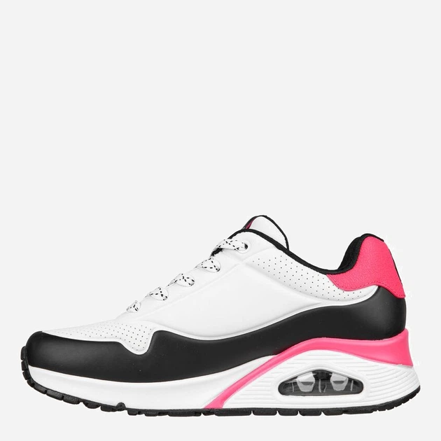 Sneakersy damskie Skechers 155593-WNPK 40 (10US) 27 cm Biały/Różowy (195969715031) - obraz 3
