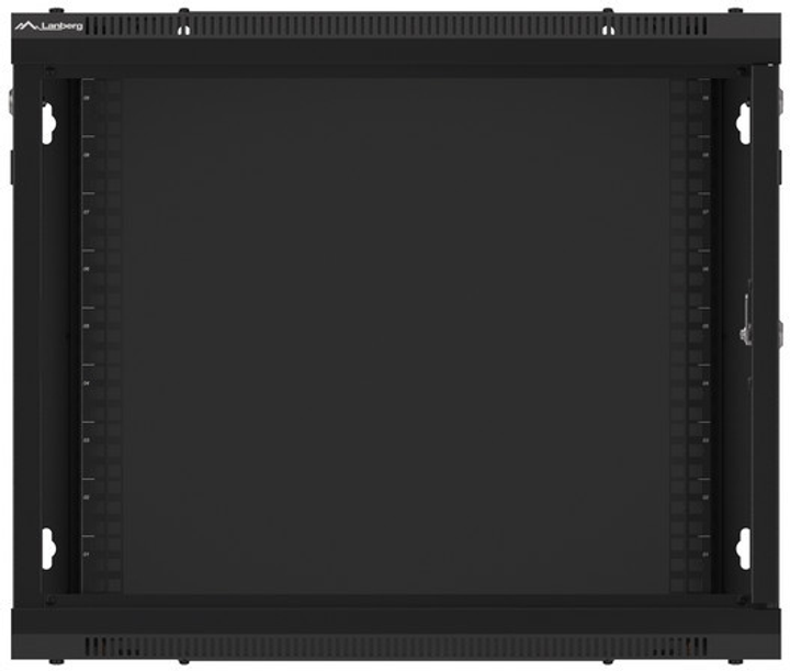 Серверна підвісна шафа Lanberg 19" 9U 600x600 Black (WF01-6609-10B) - зображення 7