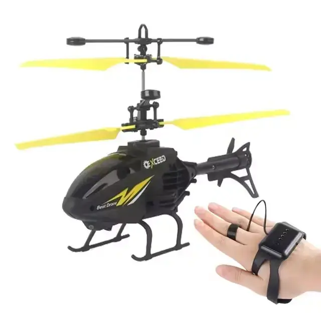Вертоліт на радіокеруванні RIAS Dynamic Helicopter пульт на руку Black (3_05799) - Фото 2 Вертоліт на радіокеруванні RIAS Dynamic Helicopter пульт на руку Black (3_05799) - зображення 2