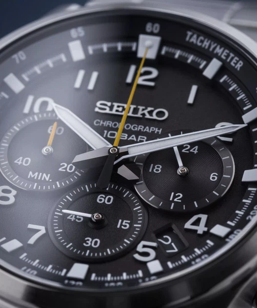 Наручные часы хронограф мужские Seiko SSB447P1 100М – купить