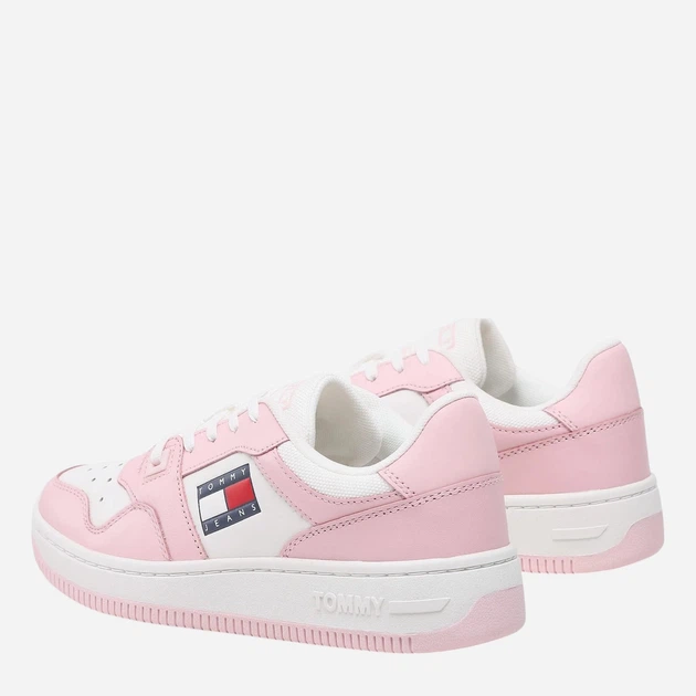 Buty sportowe damskie Tommy Jeans THIEN0EN02102TH2 40 Różowe z białym (8720643117898) - obraz 3