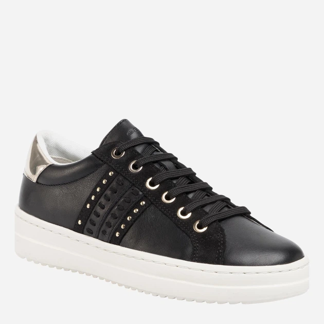 Sneakersy damskie Geox D02FED085BN 37 (4UK) 24 cm Czarne (8054730387452) - obraz 2