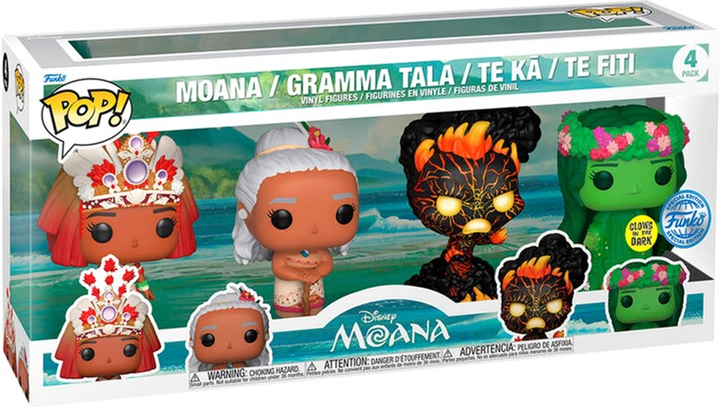 Набір фігурок Funko Pop! Disney Vaiana Moana Exclusive 4 шт (889698691437) - зображення 1