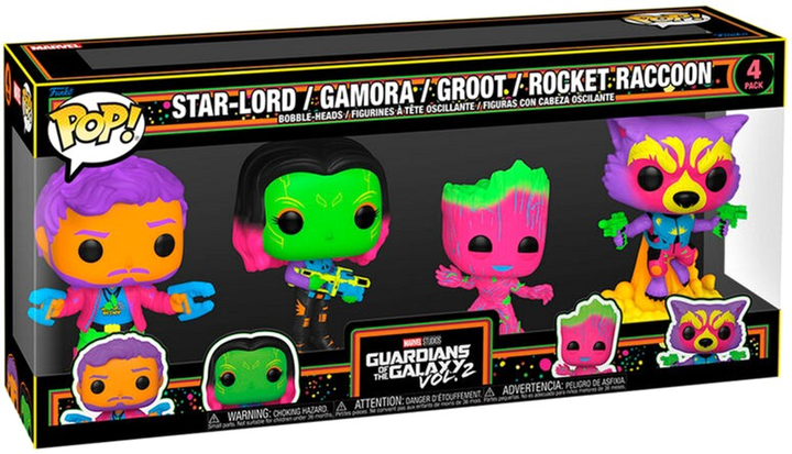 Набір фігурок Funko Pop! Marvel Guardians of the Galaxy 2 Exclusive 4 шт (889698691116) - зображення 1