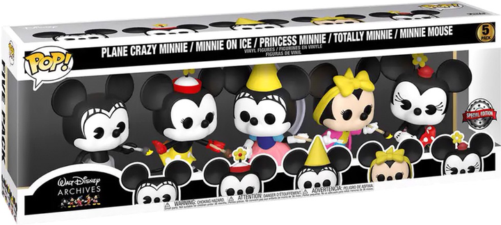 Zestaw figurek Funko Pop! Disney Minnie Mouse Exclusive 5 szt (889698580847) - obraz 1