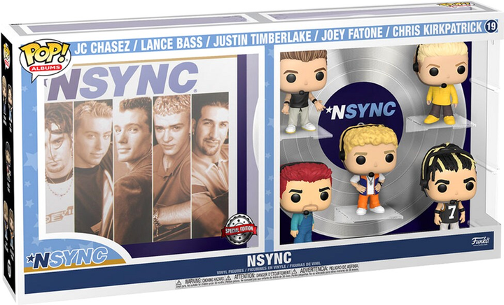 Zestaw figurek Funko Pop! Albums Deluxe NSYNC Exclusive 9 cm 5 szt (889698609944) - obraz 1