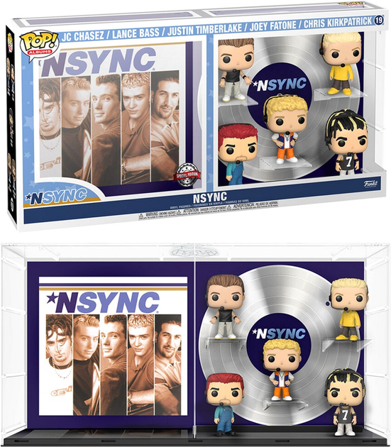 Набір фігурок Funko Pop! Albums Deluxe NSYNC Exclusive 9 см 5 шт (889698609944) - зображення 3