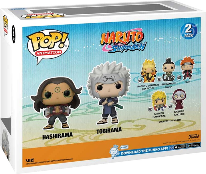 Zestaw figurek Funko Pop! Animation Naruto Shippuden Hashirama and Tobirama Exclusive 9 cm 2 szt (889698631372) - obraz 3