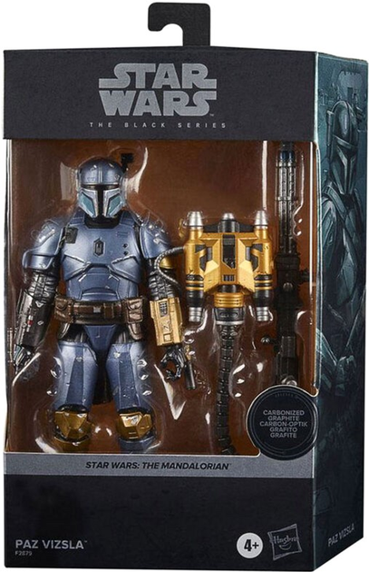 Фігурка Hasbro Star Wars Black Series Paz Vizla Carbonized 15 см (5010993899753) - зображення 1