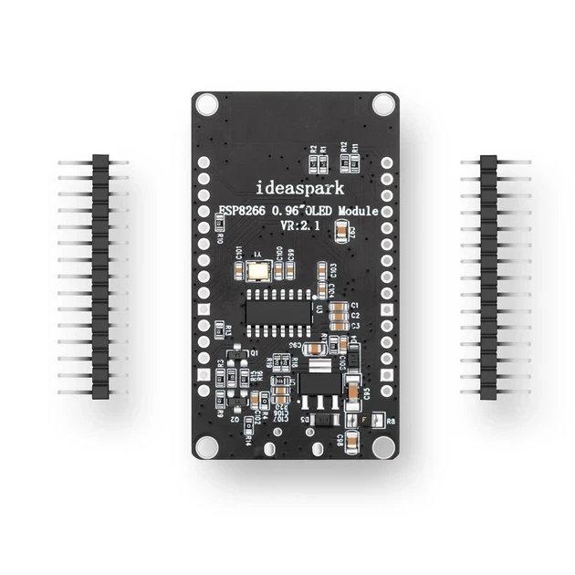 Плата розробки NodeMCU ESP8266 з дисплеєм OLED 0.96'', чіпом CH-340, модулем WiFi ESP-12E, роз'ємом Micro USB - Фото 3 Плата розробки NodeMCU ESP8266 з дисплеєм OLED 0.96'', чіпом CH-340, модулем WiFi ESP-12E, роз'ємом Micro USB - зображення 3