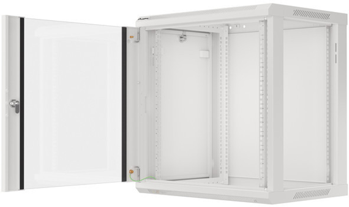 Серверна підвісна шафа Lanberg 19" 12U 600x450 Grey (WF01-6412-10S) - зображення 4