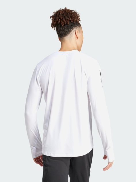 Спортивна кофта чоловіча Adidas Running Otr B Ls Ik7432 S White (4067887918336) - зображення 2